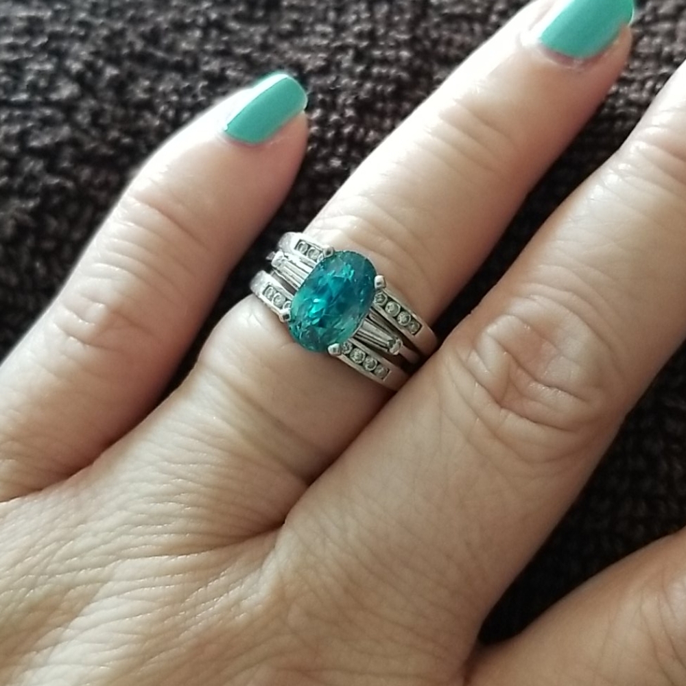 Diamond engagement ring sz 5.5/6.75
